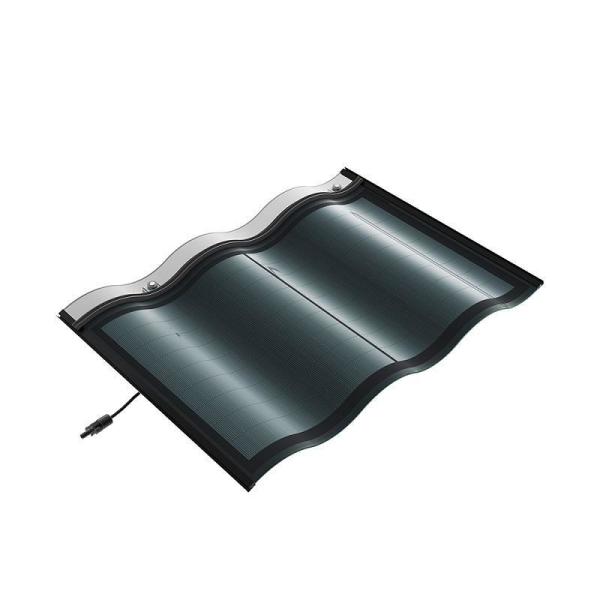 Flexible CIGS Film Photovoltaic Solar Panel Roof Tiles 30W For Solar Roof Tile