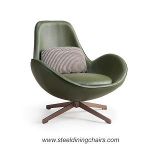 China Living Room Leisure Fabric Covered 84cm Swivel One Seater Armchair wholesale