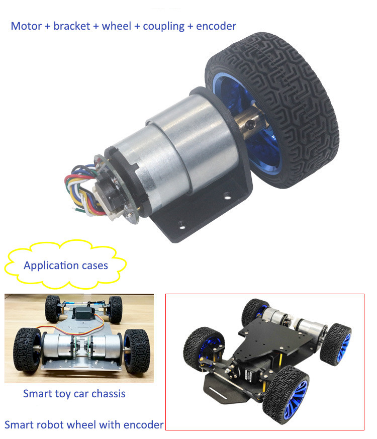 1.57W DC Planetary Gear Motor Four Wheel Drive 200rpm For Toy Car