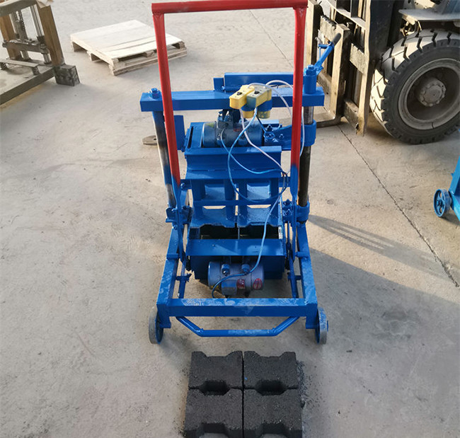KL2-45 Concrete Block Brick Making Machine 1.1kw Small Manual Hollow
