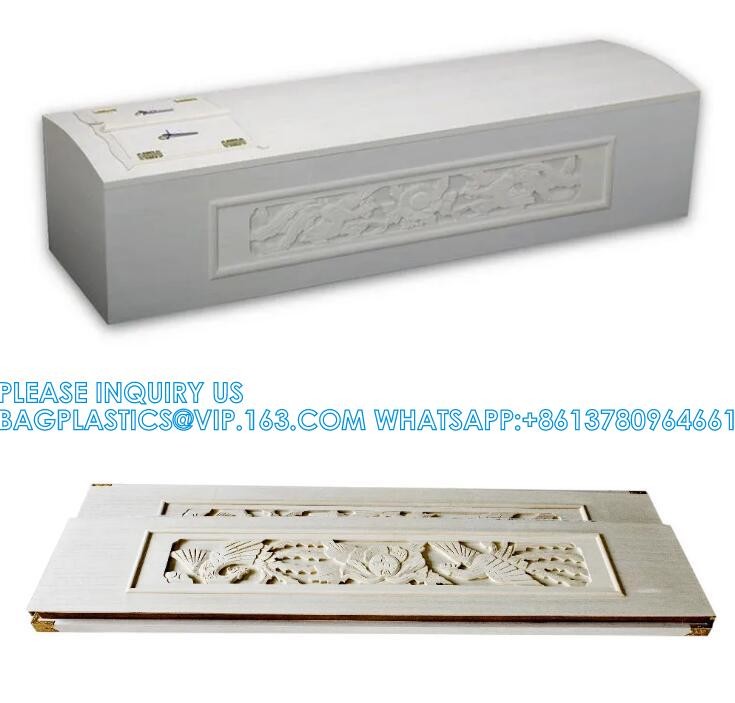 Japanese Burial Supplies Hand-Carved Foldable Wooden Casket Coffin Funeral Supplies Burial Wood Casket Coffin
