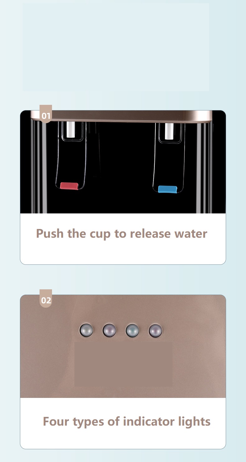 Home Office Tea Bar Silent Heating And Cooling Dual-Purpose Water Dispenser for Hotel
