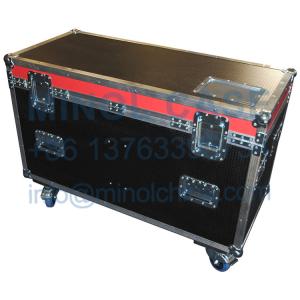 China Twin Moving Head MDF Board Lighting Flight Case For Beam Light wholesale