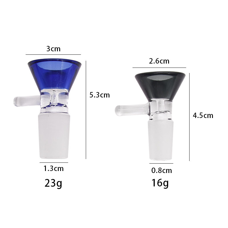 300℃ Inhale Smoke Funnel Shaped Glass Drinking Straws