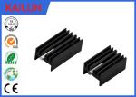 Led Aluminum Extrusion Profiles Flat Heat Sink For Led Street Light / 18 Watt