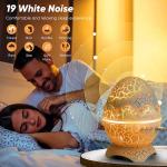150mm Acrylic Dinosaur Egg Galaxy Projector Whit White Noise