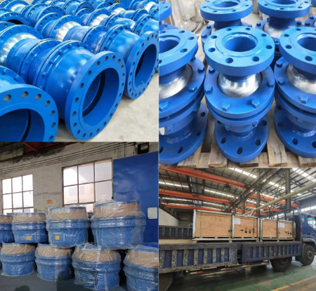SS304 Stainless Steel Flange Connection E-Type Ball Compensator Flexible