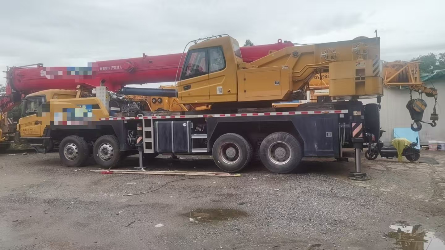 2024 Used SANY Mobile Truck Crane 80 Tons With YUCHAI Engine And 5 Crane Jib