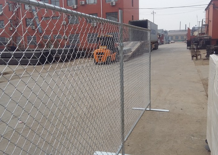 Galvanized Temporary Chain Link Fence Panels For Major Public Events