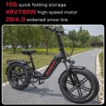 500W Lithium Battery Electric Bike Aluminum Pedals Magnesium Alloy