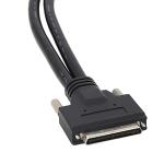 IP67 Molding Screw 68 Pin SCSI Cable Male To Male for Communication Data