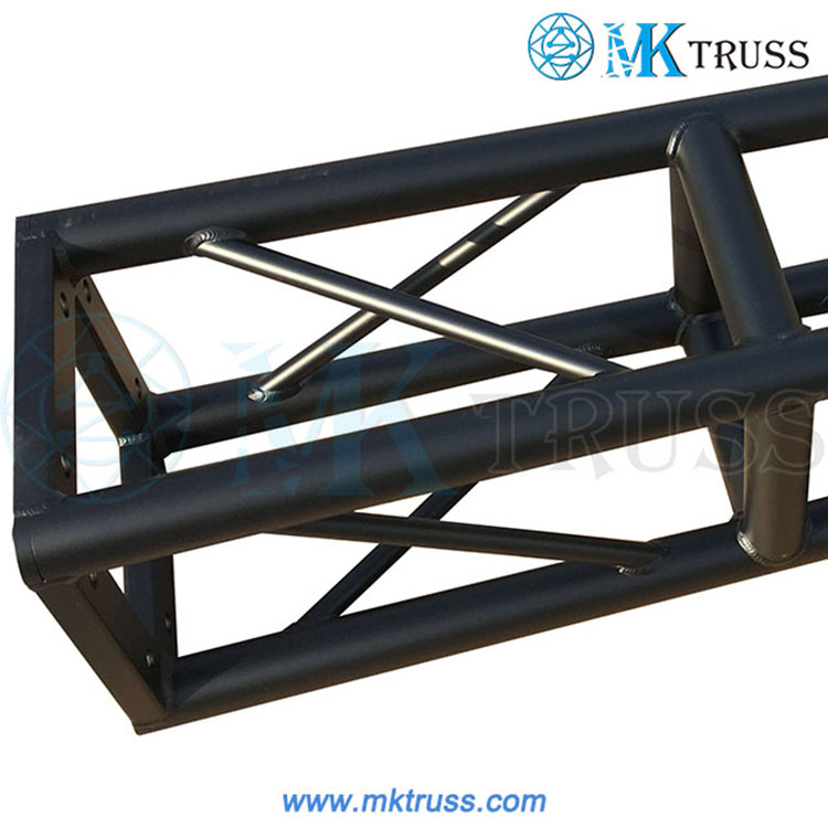 Aluminum Square Truss for Outdoor Car Stage Show 290mm Bolt Nut/ Screw Black Color