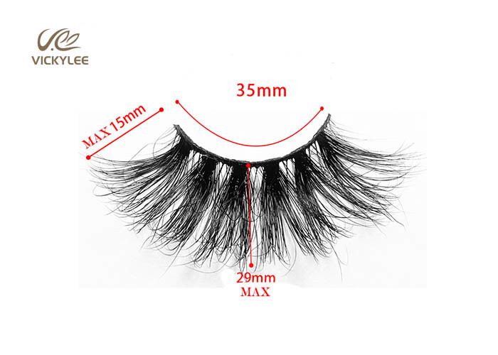 Soft Mink Hair Long Wispy 29MM 7D Volume Lashes