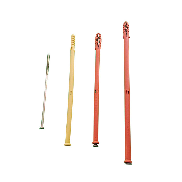 Red Hammer In Drywall Anchors , Plastic Screw Wall Plug Easy To Instal