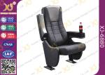 Grey Longer Back Movie Chair Furniture / Cinema Theatre Seats