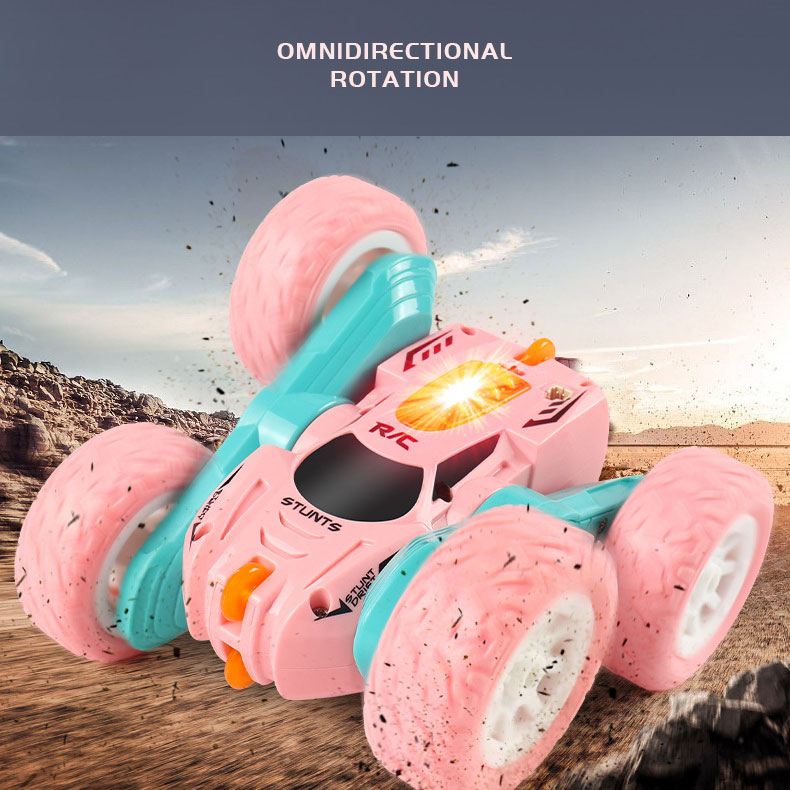 High Speed 4WD Electric RC Car 2.4GHz Stunt Race Double Sided 360 Rotation Off Road Toy