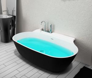 China Stable Small Freestanding Soaking Tub Stand Alone Bathtubs 215KG wholesale