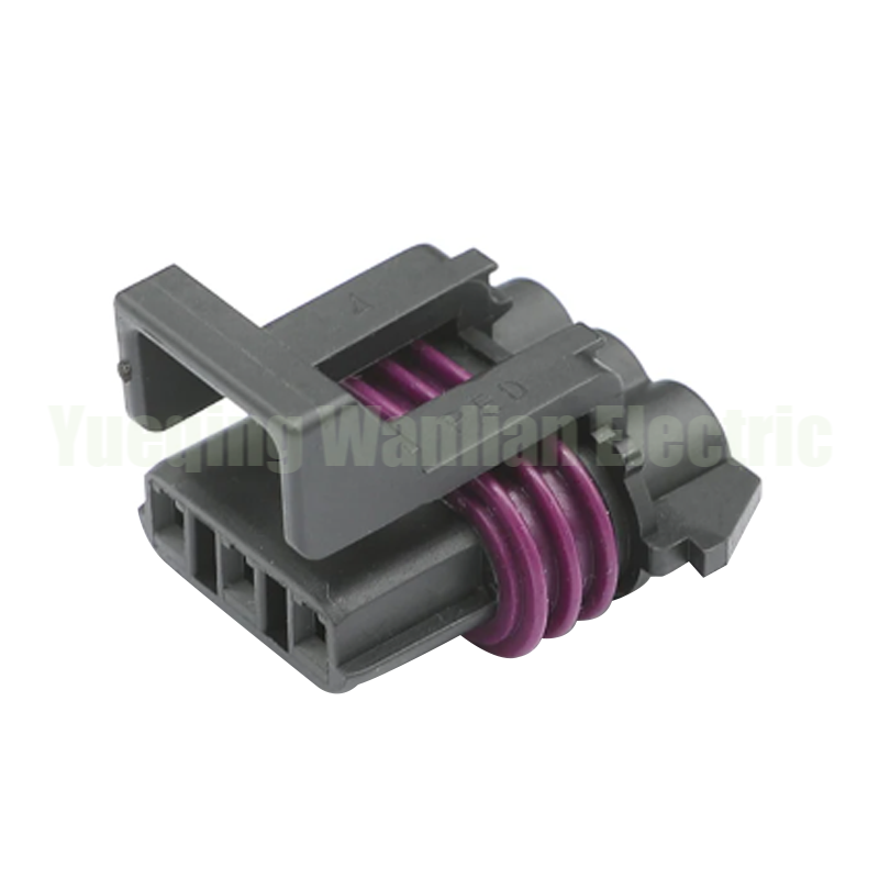 12110293 Black 3 Pin Auto Connector Temperature Sensor Waterproof Female Plug