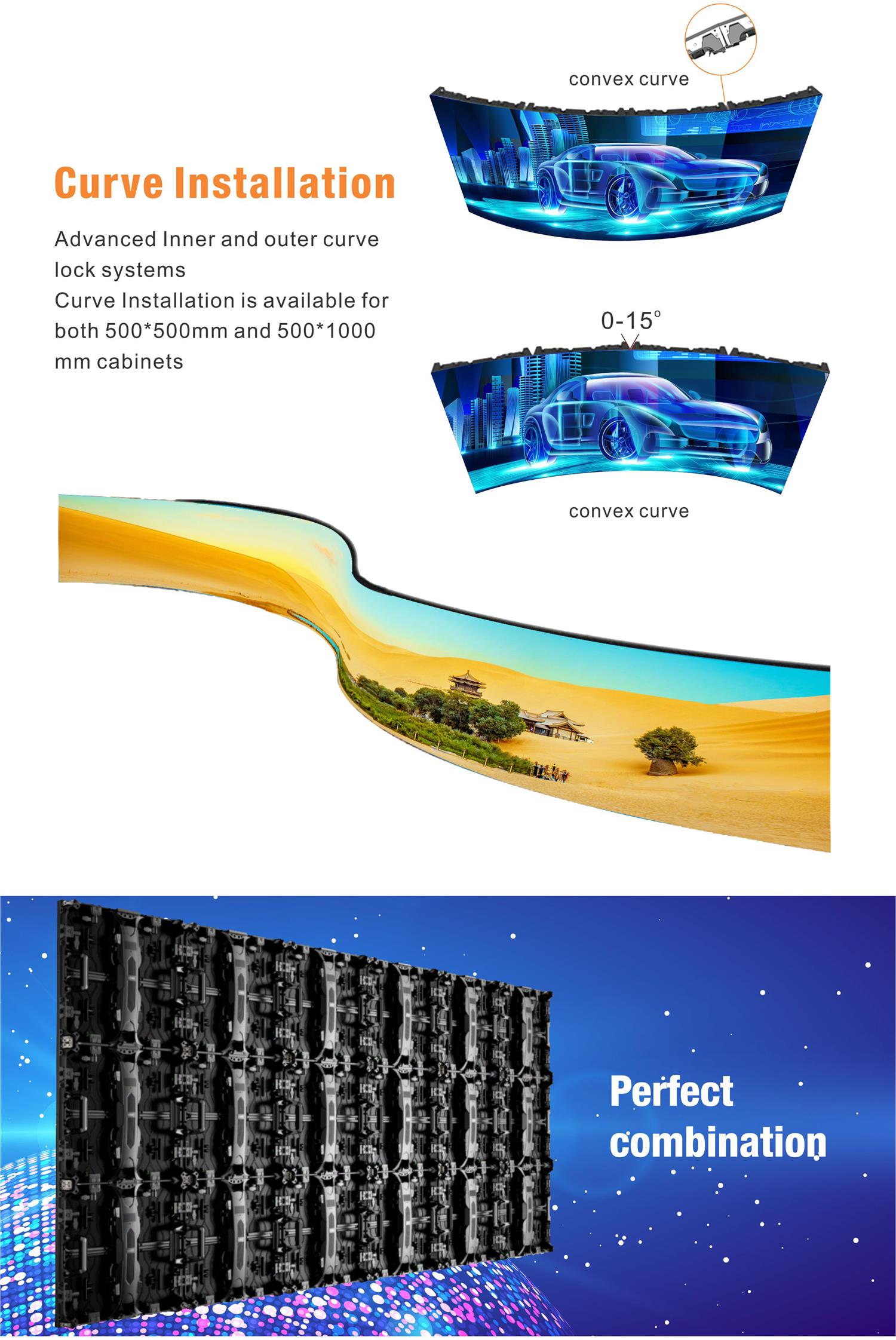 FCC IP65 1500cd/sqm P3.91 P4.81 Outdoor Led Video Wall