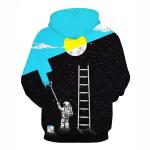 Personalized Logo Full Sublimation Hoodies Cotton Polyester Hoodie Couple