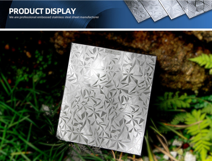 Etched Embossed Stainless Steel Sheet For Building Wall Elevator Surface