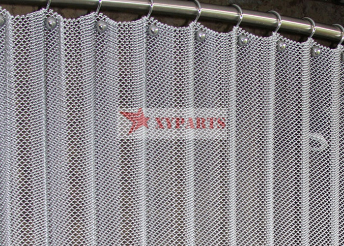 Architectural Decorative Metal Mesh Drapery Curtain For Room Divider