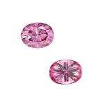 Custom Princess Cut Pink Loose Moissanite Diamonds Heart Lab Created