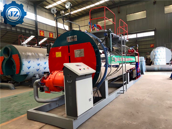 Automatic Horizontal Oil Lpg Gas Fired Condensing Steam Boiler for Food Machinery Plant