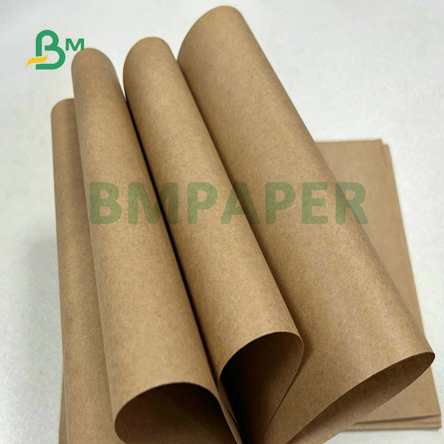 70gsm 80gsm 90gsm 1100mm 1200mm Brown High Stiffiness Extensible Bag Paper For Bread Wrapped Bags 
