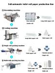 Full-automatic Toilet Paper Making Small Tissue Rolls Rewinder Machine