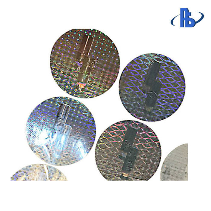 PET Material 3D Hologram Stickers With Excellent Moisture Barrier