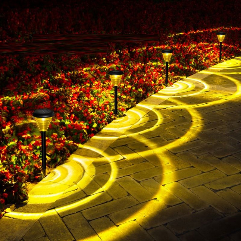 Multiple Color LED Solar Garden Lights for Pathway Lawn Lamp in Landscape Design