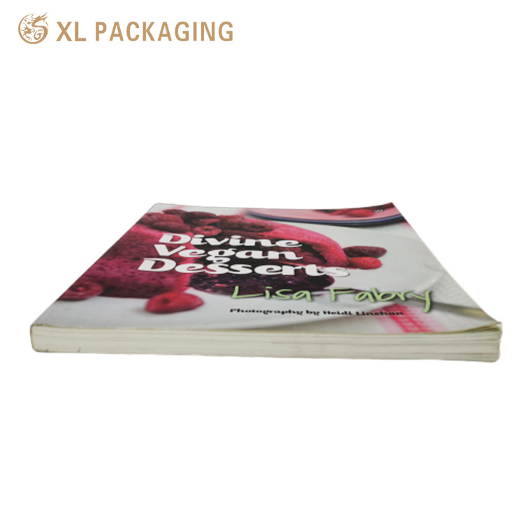 Wholesale Custom Book Printing Services Custom Print Food Magazine Printing Service Restaurant Menu Book