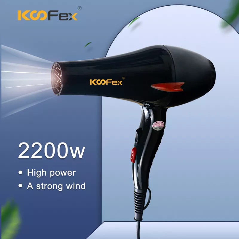 Professional Salon High Power Hair Dryer 2200W Fast Drying Blow Dryer