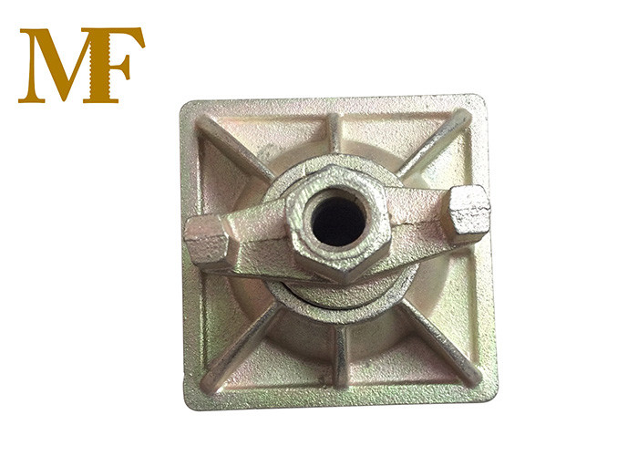 Forged Steel Formwork Tie Nut With Galvanized Finish Load Capacity 10 KN
