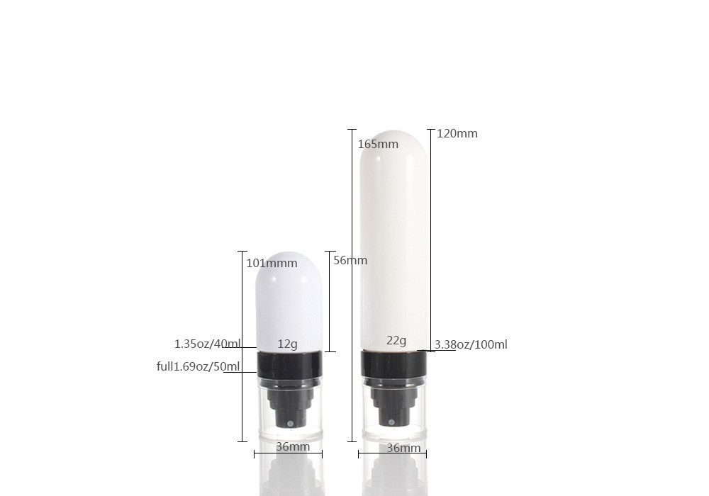Inverted Hydrating 1.69oz 50ml Spray Plastic Capsule Bottle