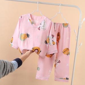 China Children's Summer Thin Cotton Homewear Silk Print 145-155cm wholesale