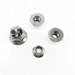 DIN6926 Stainless Carbon Steel Flange Nuts A2.70 Nylon Insert Hex Flange Lock