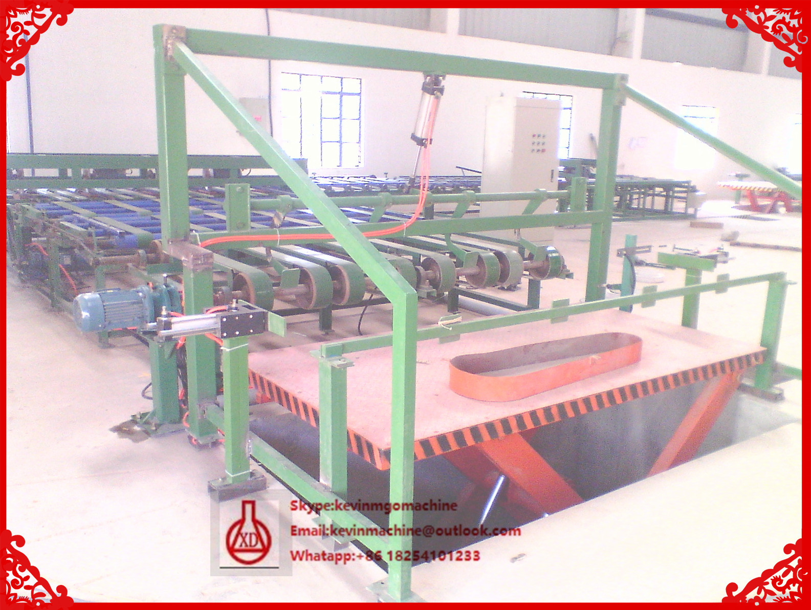 Fiber Cement Sheets Magnesium Oxide Board Production Line With1500 Sheets Large Capacity