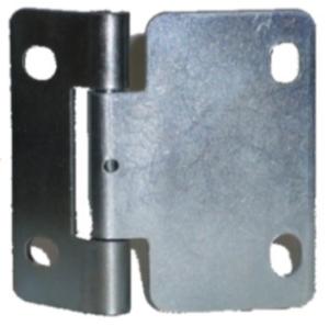 China Nayun Industrial Doors Parts Intermediate Hinge Galvanized / Ral 9010 wholesale