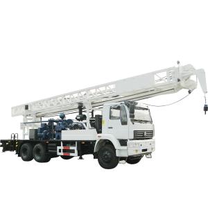 China Rotary Truck Mounted Drilling Machine Multifunctional 400m 6X4 wholesale