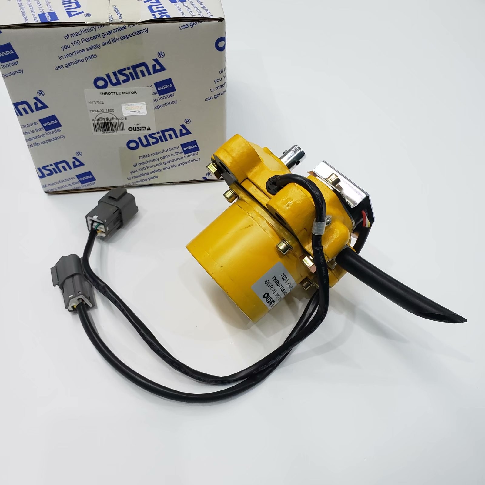 OUSIMA Fuel Actuator Throttle Motor 4257163 For Excavator Hitachi EX200-2 EX200-3