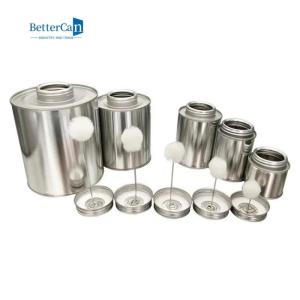 China ISO9001 Industrial Paint Tins 250ml Painting Metal Tins With Brush wholesale