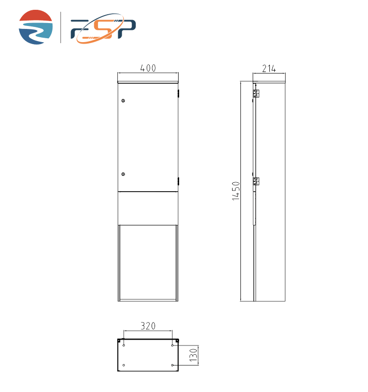 Cold Rolled Steel Sheet IP65 Outdoor Telecom Cabinet for Density Fiber Optical Distribution ODF