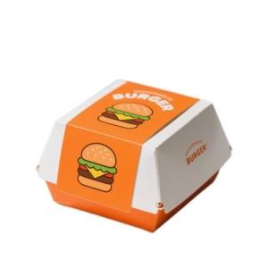 China Customized Paper Food Packaging Boxes-Hot Price Food Grade Disposable Food Containers Hamburger Boxes on sale