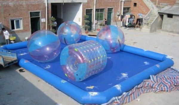 Single Tube Kids Inflatable Pool for Water Ball Playing