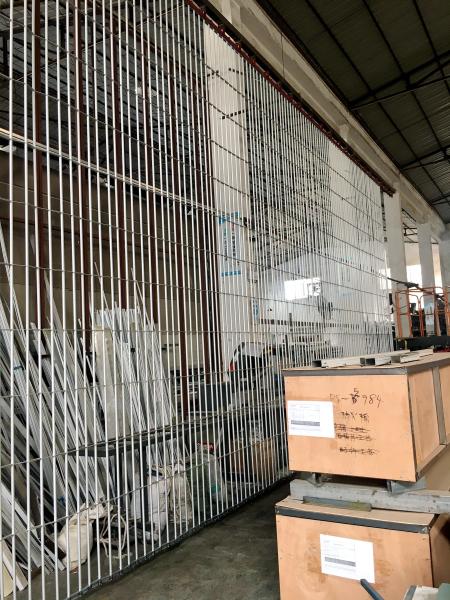 Lateral Automatic Sliding Security Shutters Motorized Stainless Steel Grille