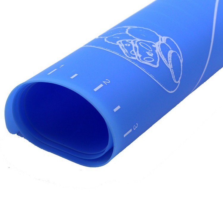 extra thin resistant full sheet utensil can silk print roll up rubber silicon baking pad