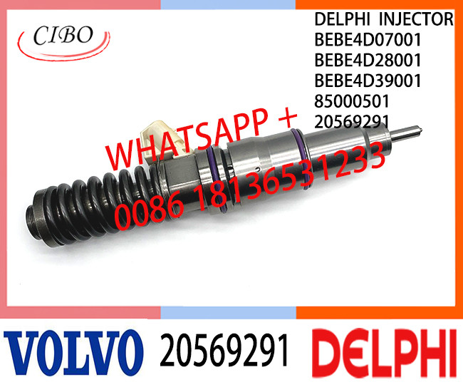 Common Rail Fuel Diesel Injector 20569291 BEBE4D07001 BEBE4D28001 BEBE4D39001 85000501 E3.18 for VOL D12 3139