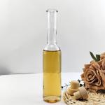 Acceptable Customer's Logo Clear Color Long Neck 50ml 100ml Glass Oil Bottle
